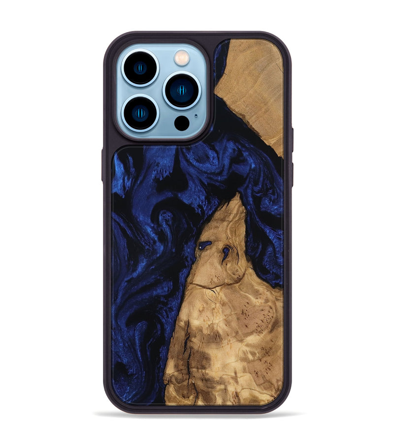 iPhone 14 Pro Max Wood Phone Case - Oscar (Ancient Olive, 801685)