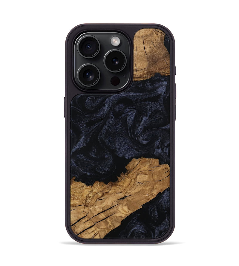 iPhone 15 Pro Wood Phone Case - Yareli (Ancient Olive, 801686)