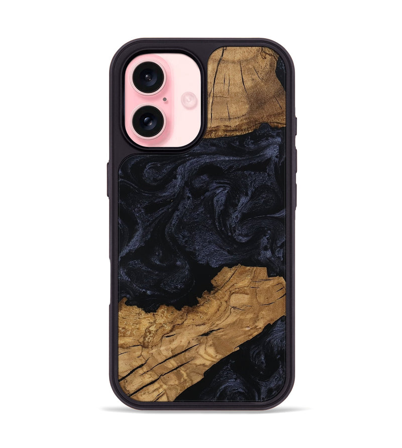 iPhone 16 Wood Phone Case - Yareli (Ancient Olive, 801686)