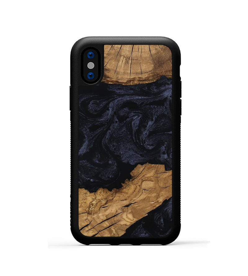 iPhone Xs Wood Phone Case - Yareli (Ancient Olive, 801686)