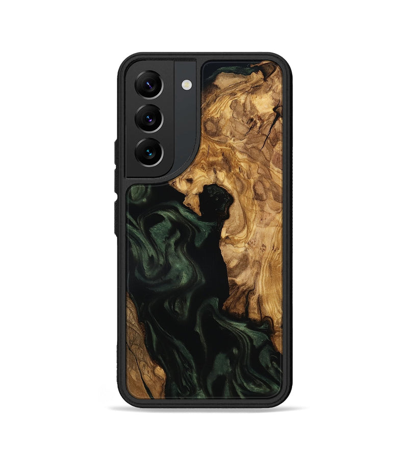 Galaxy S22 Wood Phone Case - Kameron (Ancient Olive, 801687)