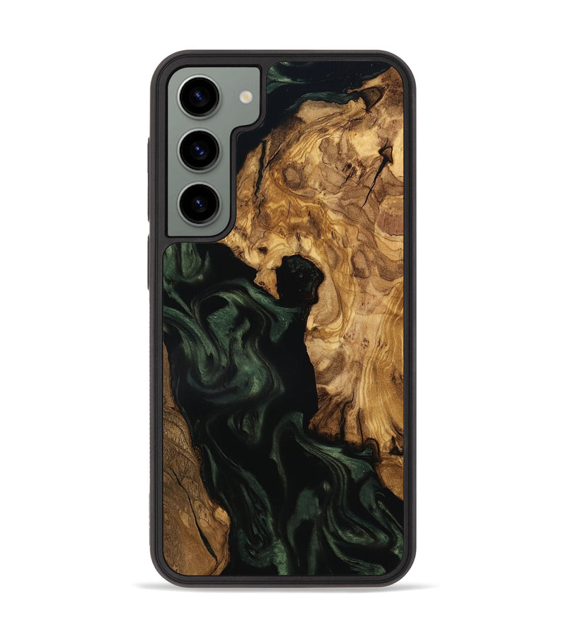 Galaxy S23 Plus Wood Phone Case - Kameron (Ancient Olive, 801687)