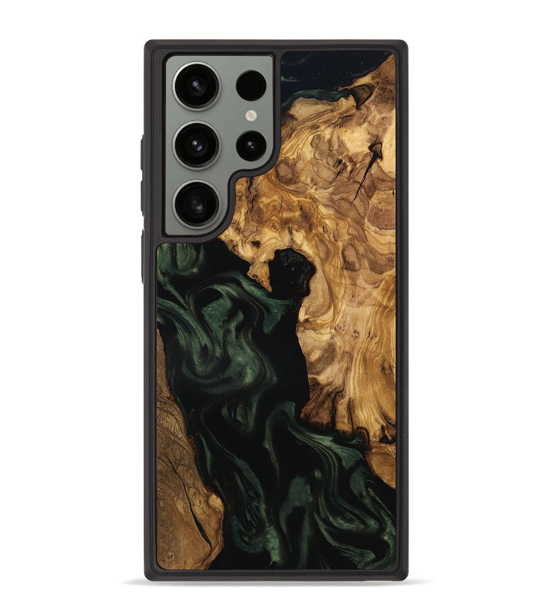 Galaxy S23 Ultra Wood Phone Case - Kameron (Ancient Olive, 801687)