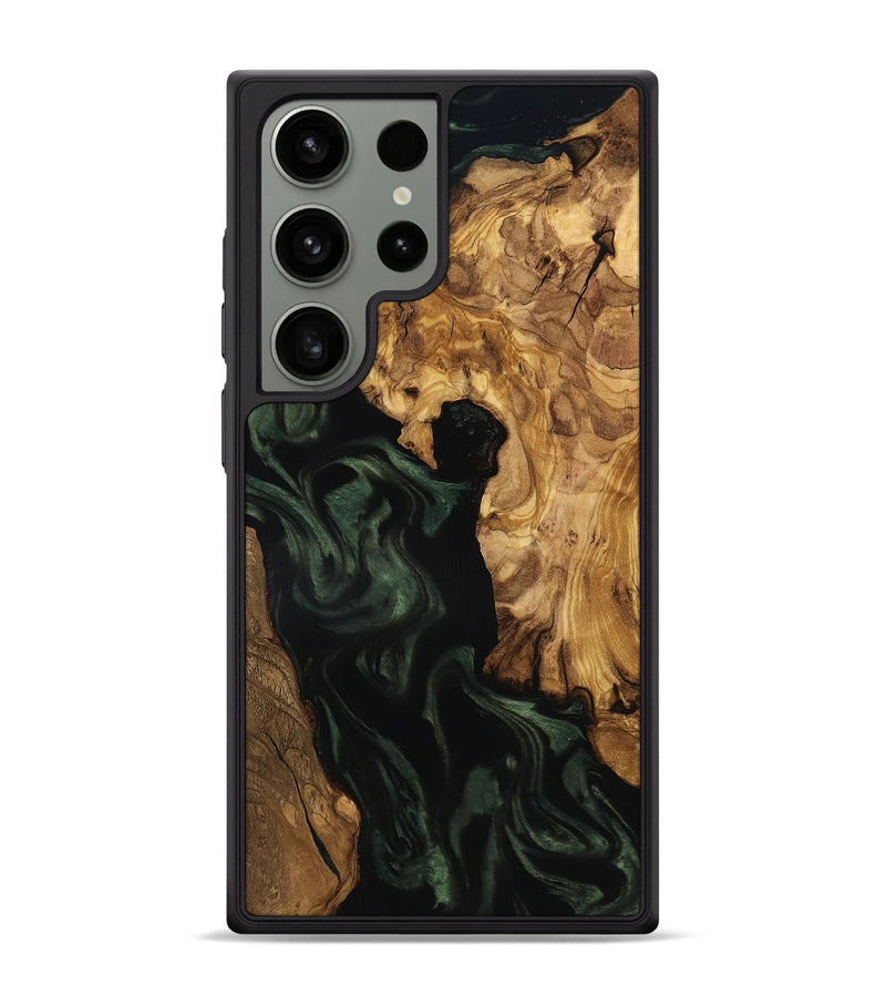 Galaxy S24 Ultra Wood Phone Case - Kameron (Ancient Olive, 801687)