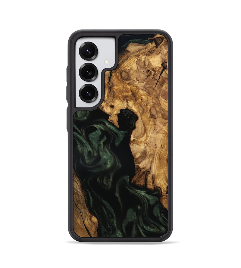 Galaxy S25 Wood Phone Case - Kameron (Ancient Olive, 801687)