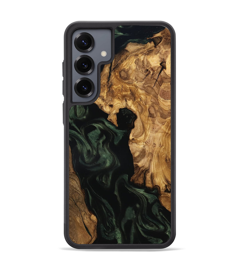 Galaxy S25 Plus Wood Phone Case - Kameron (Ancient Olive, 801687)