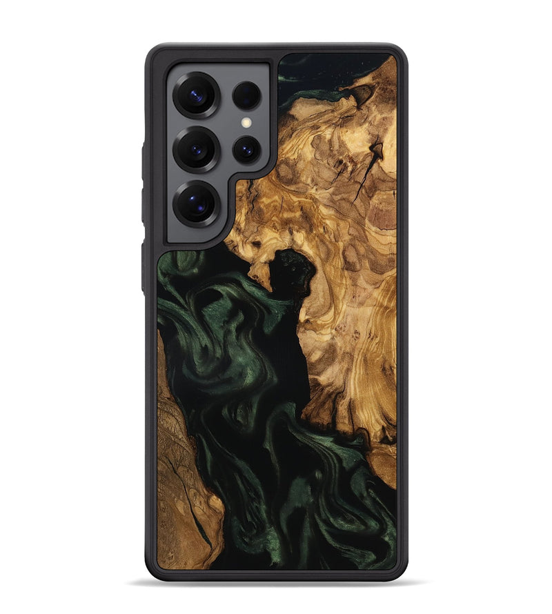 Galaxy S25 Ultra Wood Phone Case - Kameron (Ancient Olive, 801687)
