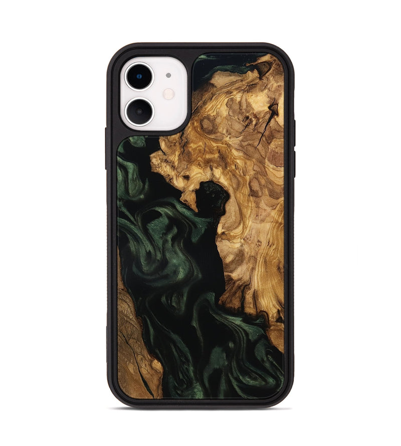 iPhone 11 Wood Phone Case - Kameron (Ancient Olive, 801687)
