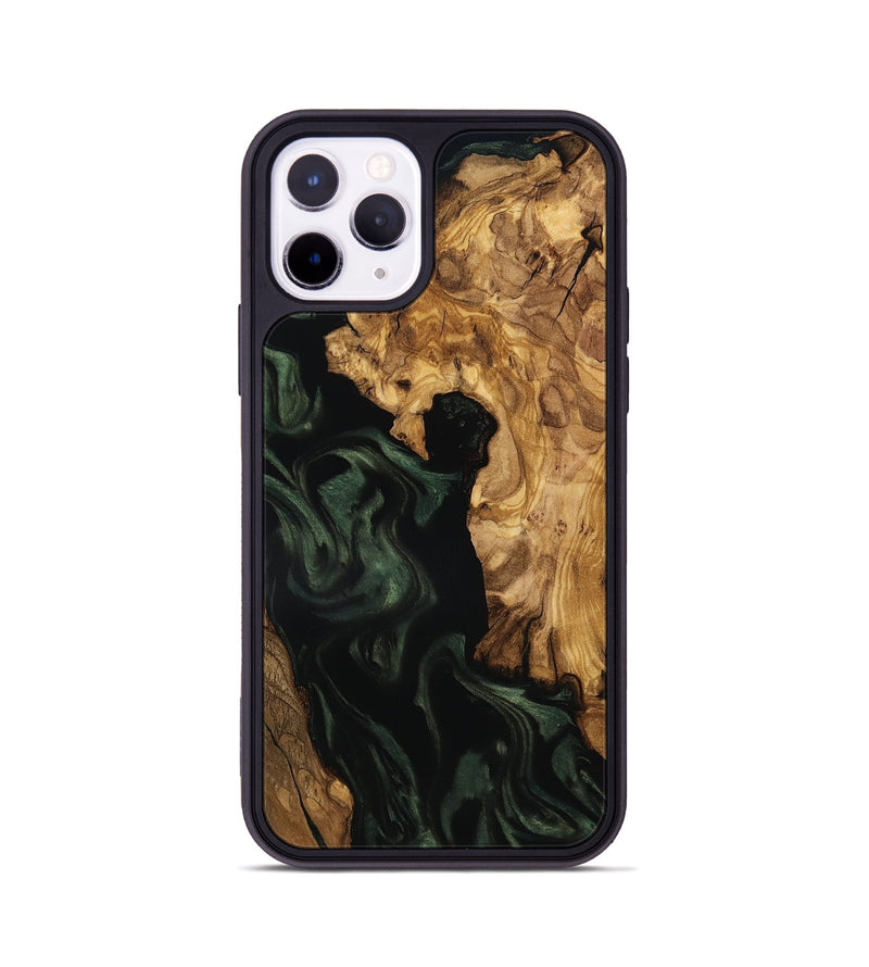 iPhone 11 Pro Wood Phone Case - Kameron (Ancient Olive, 801687)