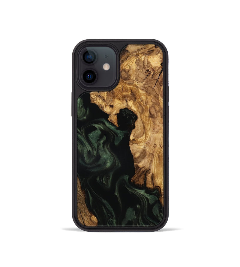 iPhone 12 mini Wood Phone Case - Kameron (Ancient Olive, 801687)