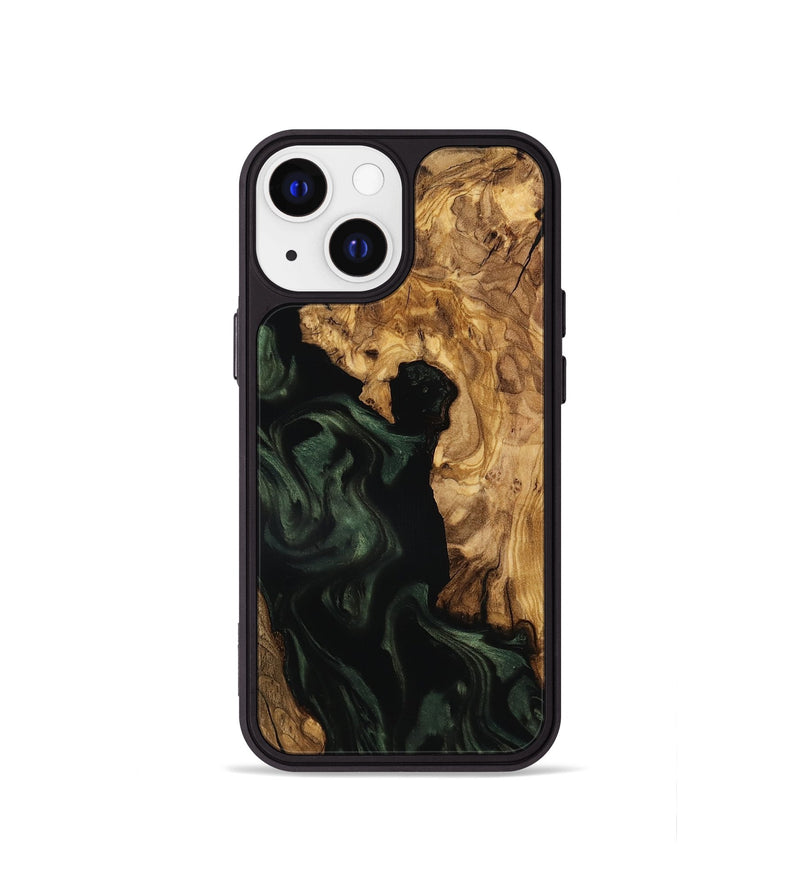 iPhone 13 mini Wood Phone Case - Kameron (Ancient Olive, 801687)