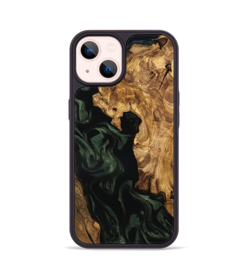 iPhone 14 Wood Phone Case - Kameron (Ancient Olive, 801687)