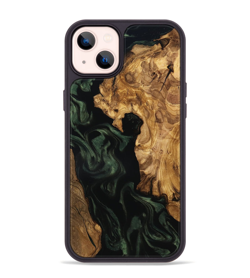 iPhone 14 Plus Wood Phone Case - Kameron (Ancient Olive, 801687)