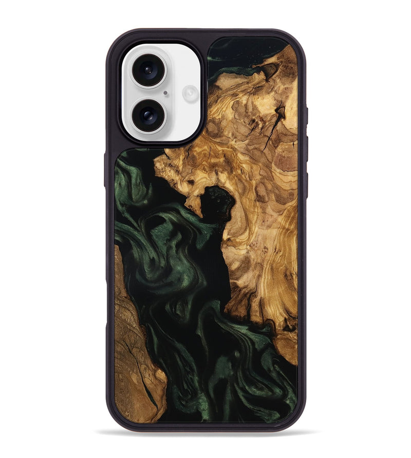 iPhone 16 Plus Wood Phone Case - Kameron (Ancient Olive, 801687)