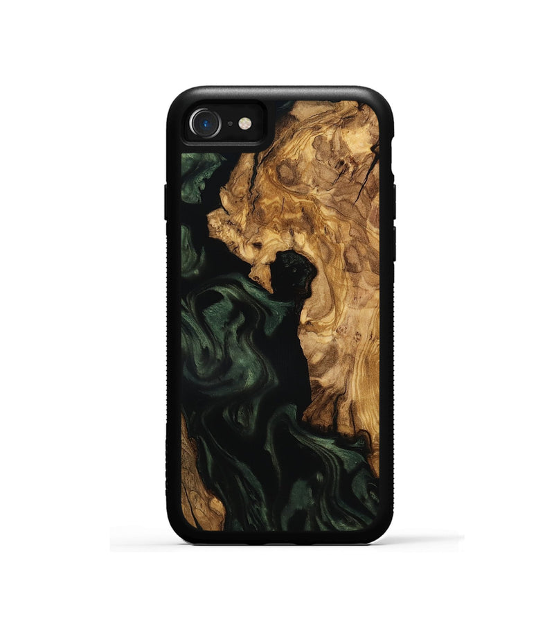 iPhone SE Wood Phone Case - Kameron (Ancient Olive, 801687)