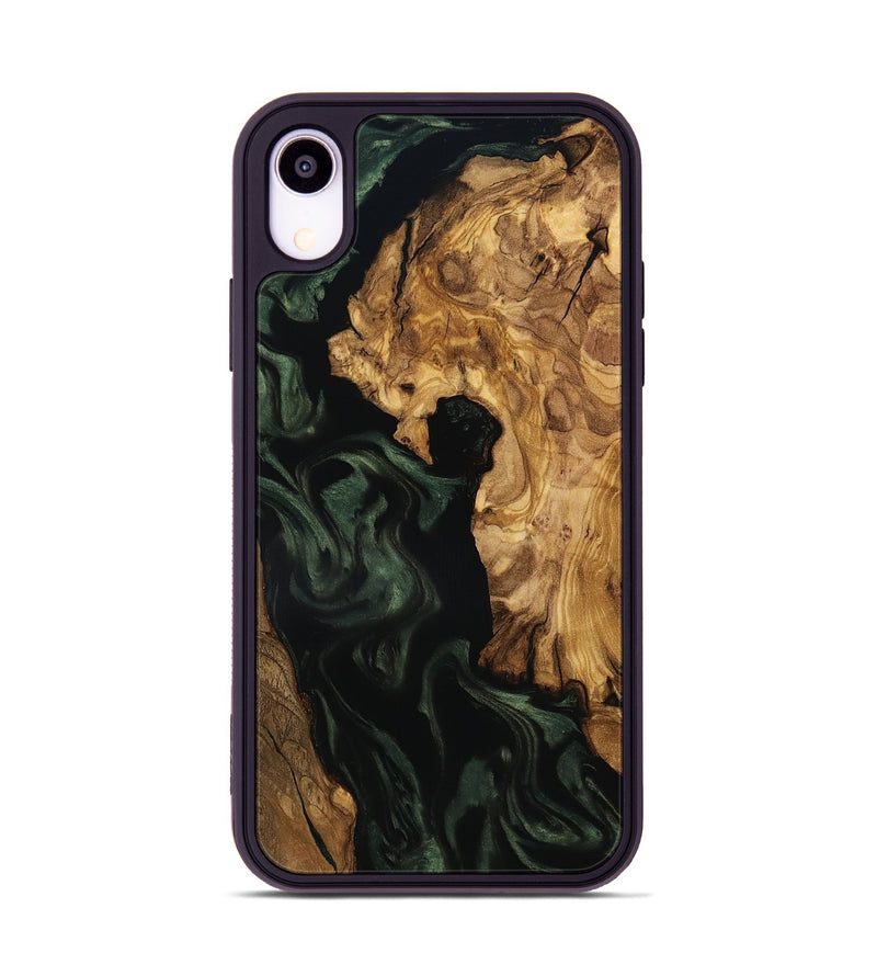 iPhone Xr Wood Phone Case - Kameron (Ancient Olive, 801687)