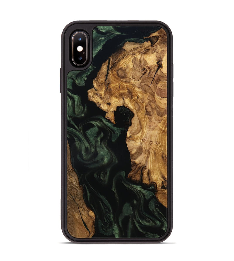 iPhone Xs Max Wood Phone Case - Kameron (Ancient Olive, 801687)