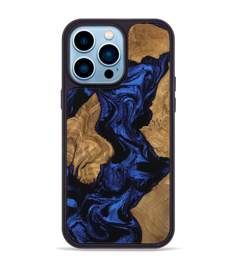 iPhone 14 Pro Max Wood Phone Case - Jenna (Ancient Olive, 801688)