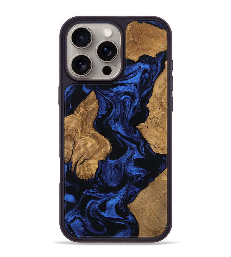 iPhone 16 Pro Max Wood Phone Case - Jenna (Ancient Olive, 801688)
