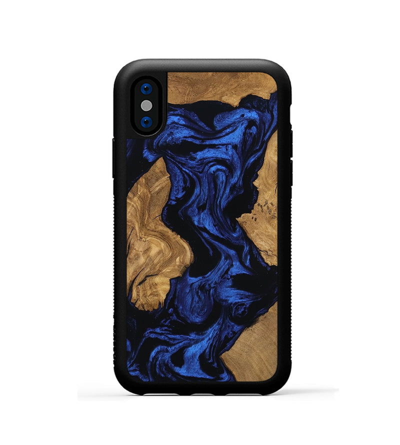 iPhone Xs Wood Phone Case - Jenna (Ancient Olive, 801688)
