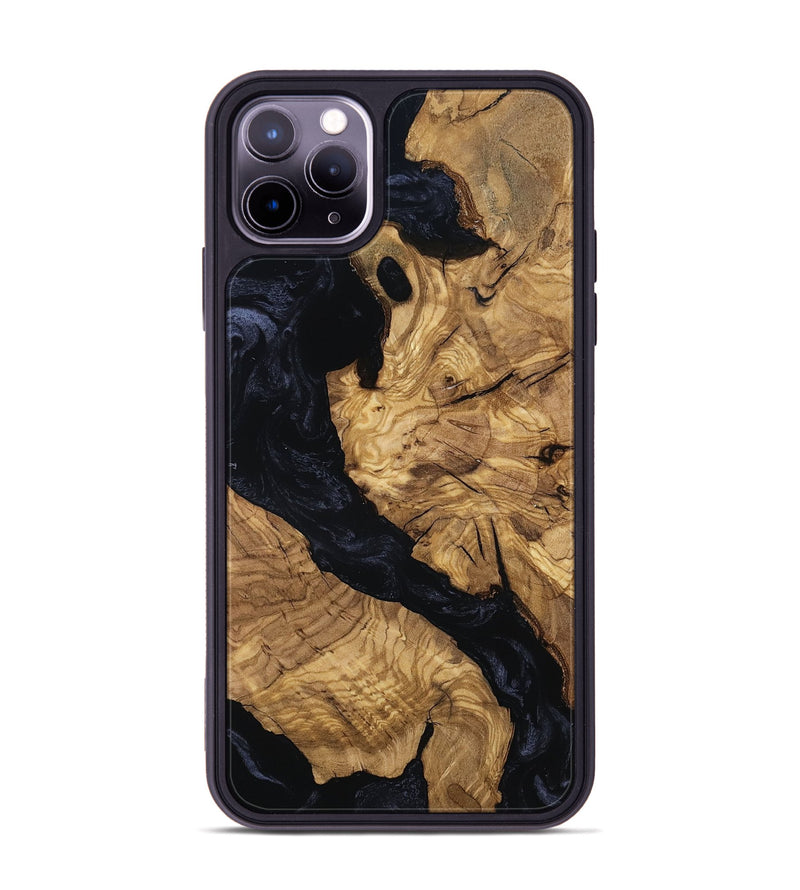 iPhone 11 Pro Max Wood Phone Case - Hali (Ancient Olive, 801689)