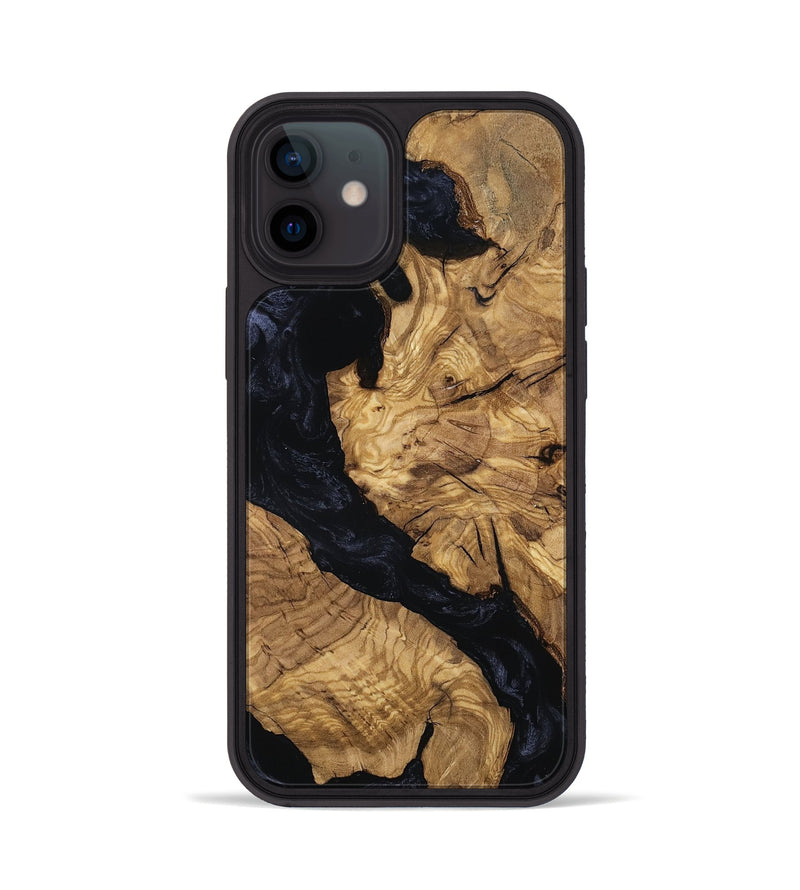 iPhone 12 Wood Phone Case - Hali (Ancient Olive, 801689)