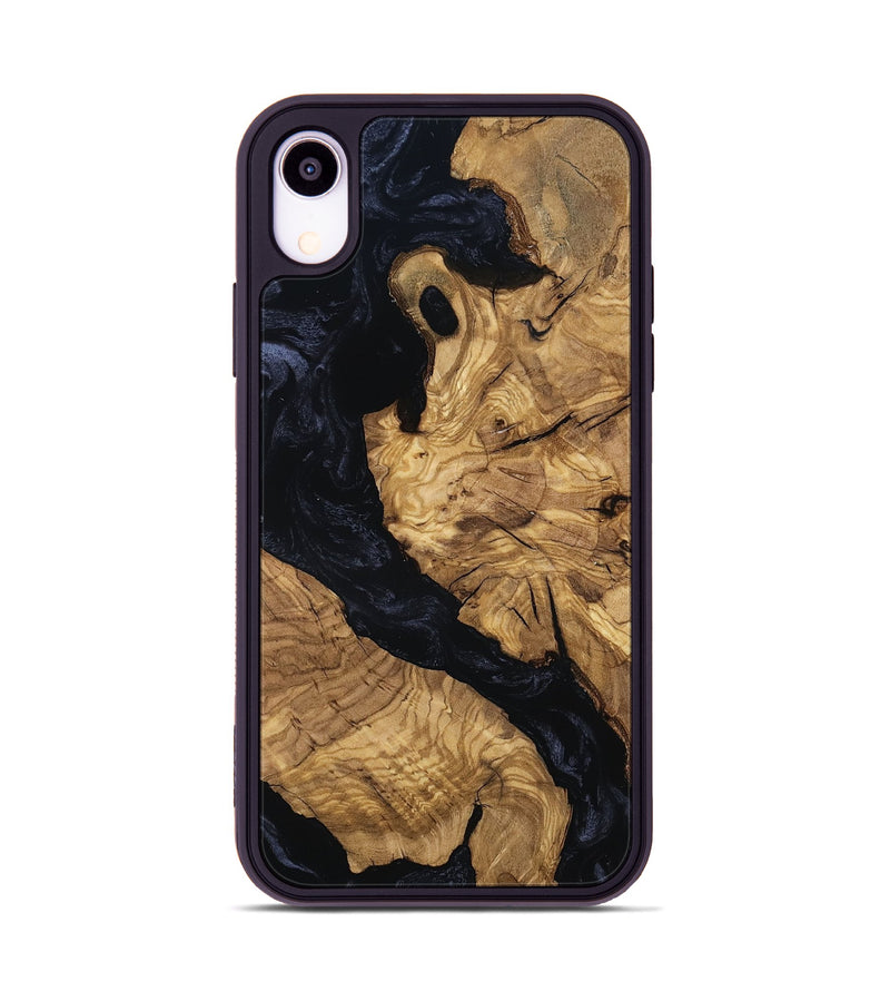 iPhone Xr Wood Phone Case - Hali (Ancient Olive, 801689)