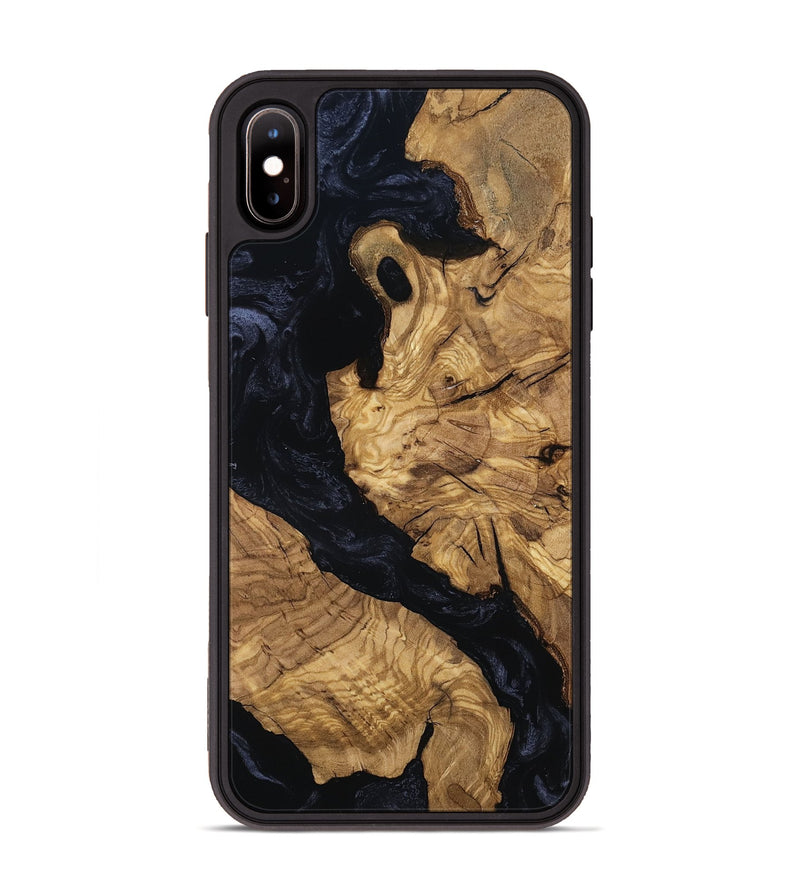 iPhone Xs Max Wood Phone Case - Hali (Ancient Olive, 801689)