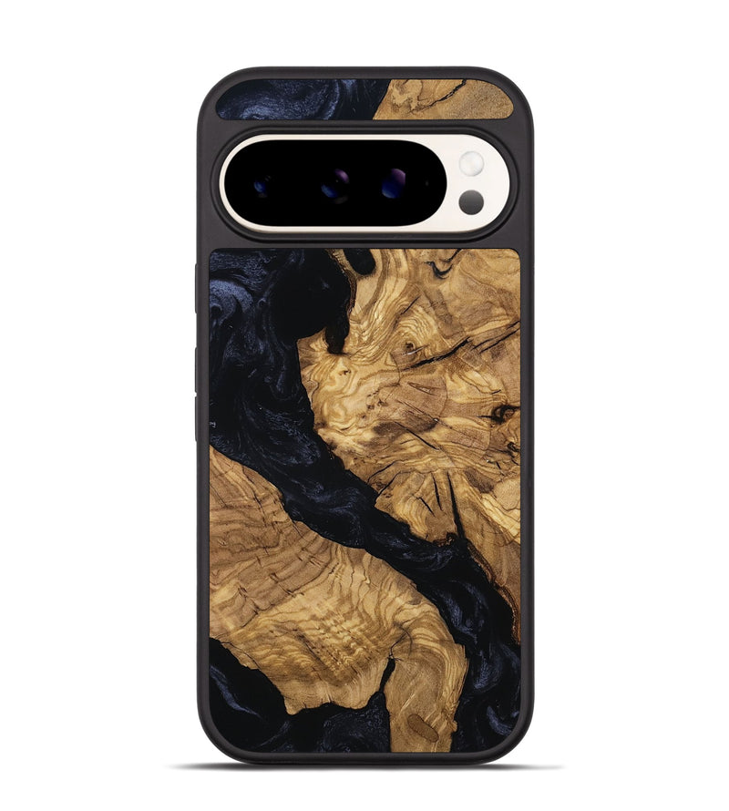 Pixel 9 Wood Phone Case - Hali (Ancient Olive, 801689)