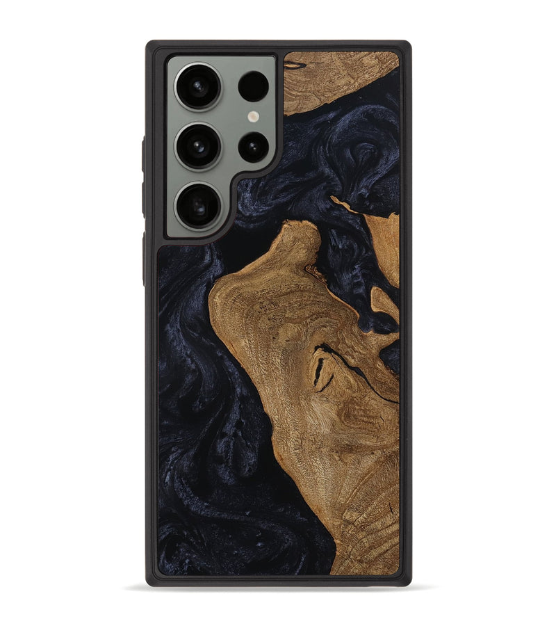 Galaxy S23 Ultra Wood Phone Case - Hailie (Ancient Olive, 801690)