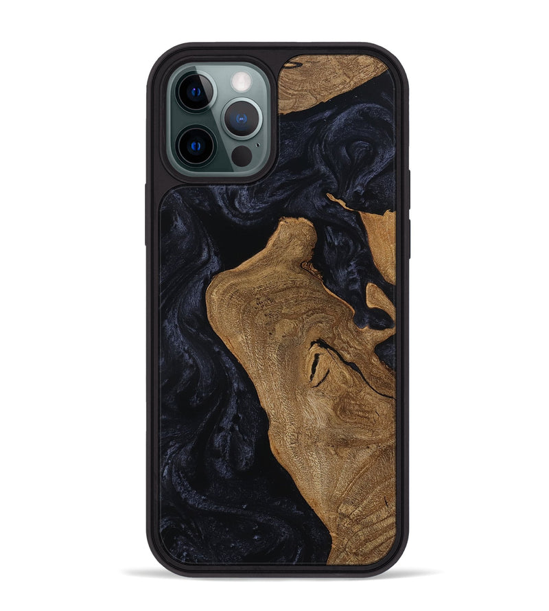 iPhone 12 Pro Max Wood Phone Case - Hailie (Ancient Olive, 801690)
