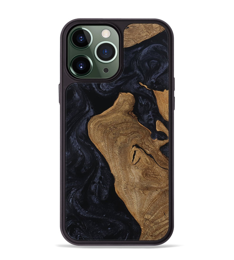 iPhone 13 Pro Max Wood Phone Case - Hailie (Ancient Olive, 801690)