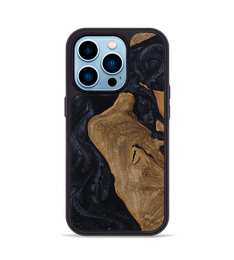 iPhone 14 Pro Wood Phone Case - Hailie (Ancient Olive, 801690)