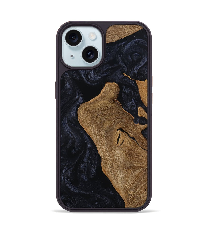 iPhone 15 Wood Phone Case - Hailie (Ancient Olive, 801690)