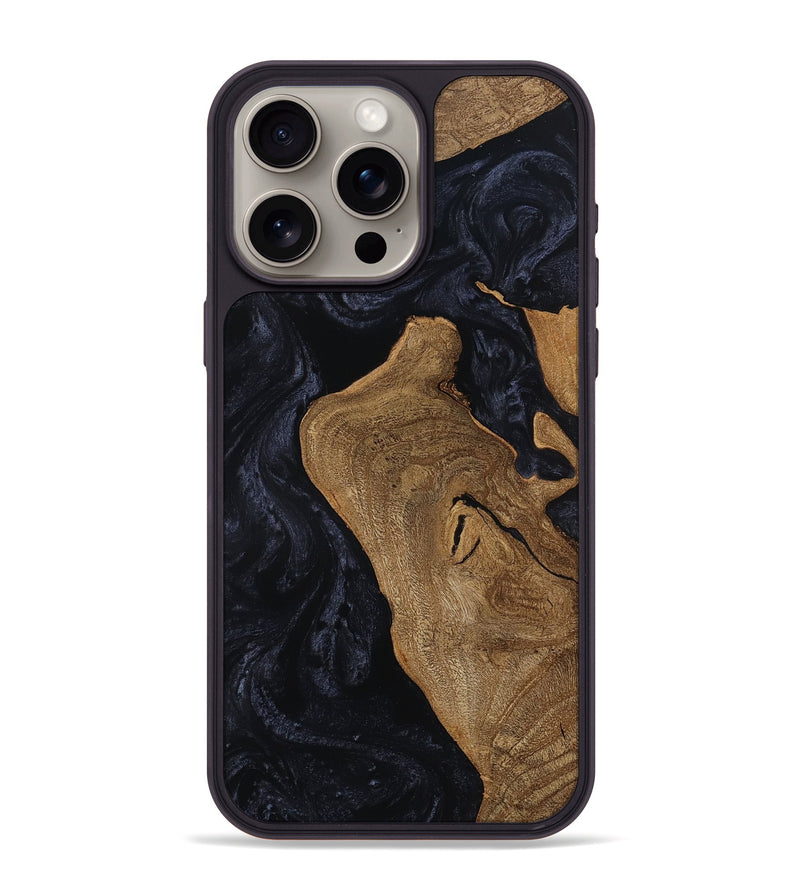iPhone 15 Pro Max Wood Phone Case - Hailie (Ancient Olive, 801690)