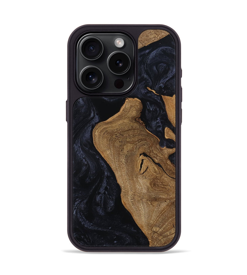 iPhone 15 Pro Wood Phone Case - Hailie (Ancient Olive, 801690)