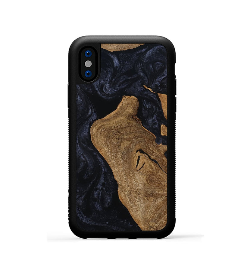 iPhone Xs Wood Phone Case - Hailie (Ancient Olive, 801690)