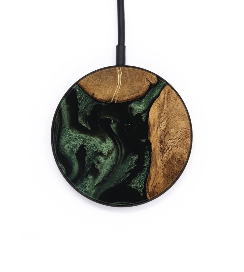 Circle Wood Wireless Charger - Cleve (Ancient Olive, 801691)