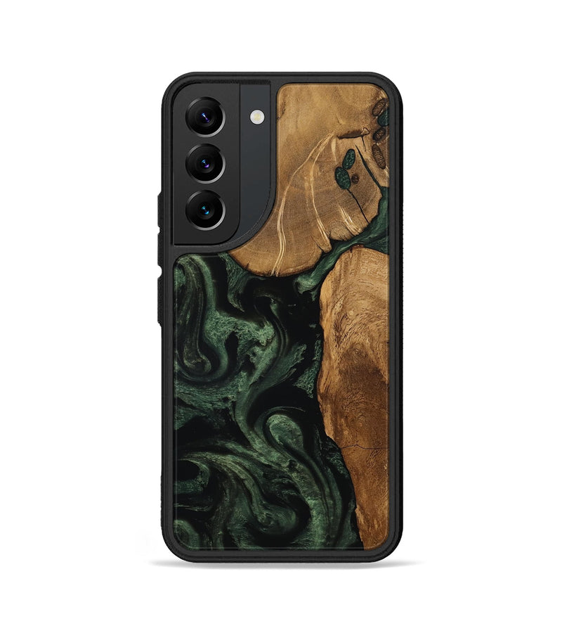 Galaxy S22 Wood Phone Case - Cleve (Ancient Olive, 801691)