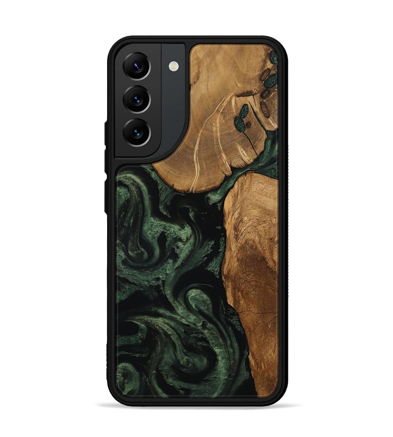 Galaxy S22 Plus Wood Phone Case - Cleve (Ancient Olive, 801691)