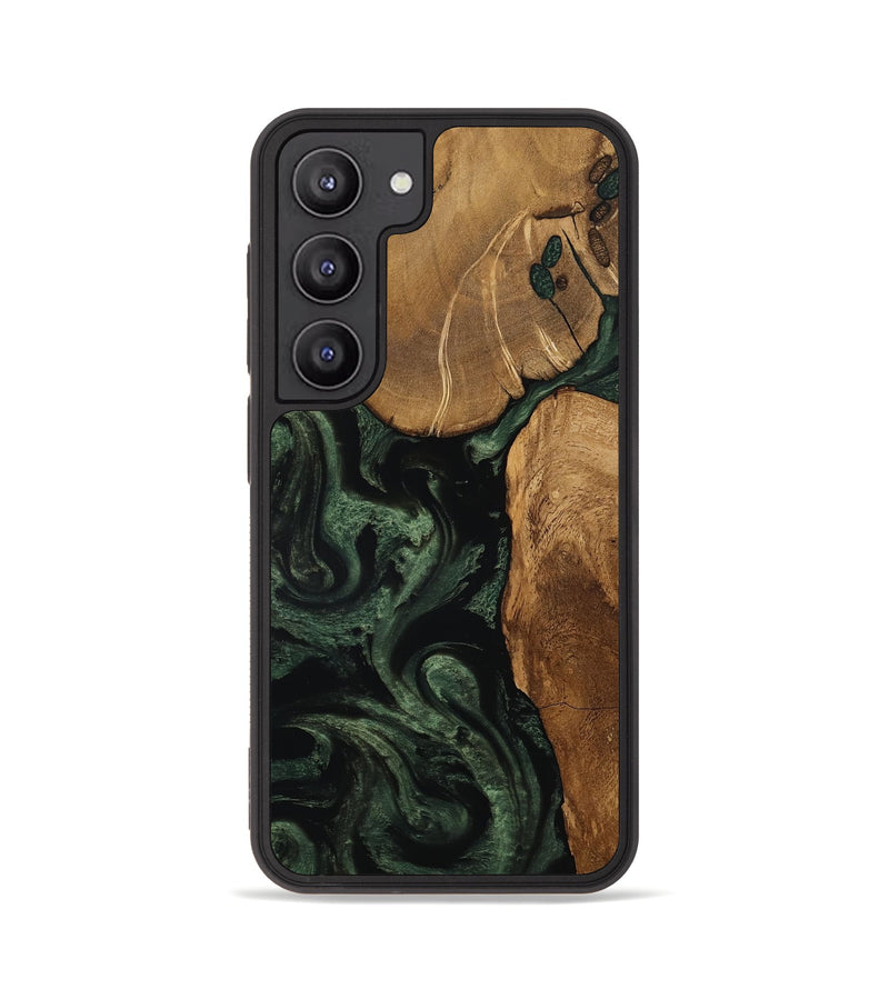 Galaxy S23 Wood Phone Case - Cleve (Ancient Olive, 801691)