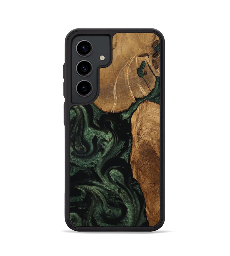 Galaxy S24 Wood Phone Case - Cleve (Ancient Olive, 801691)