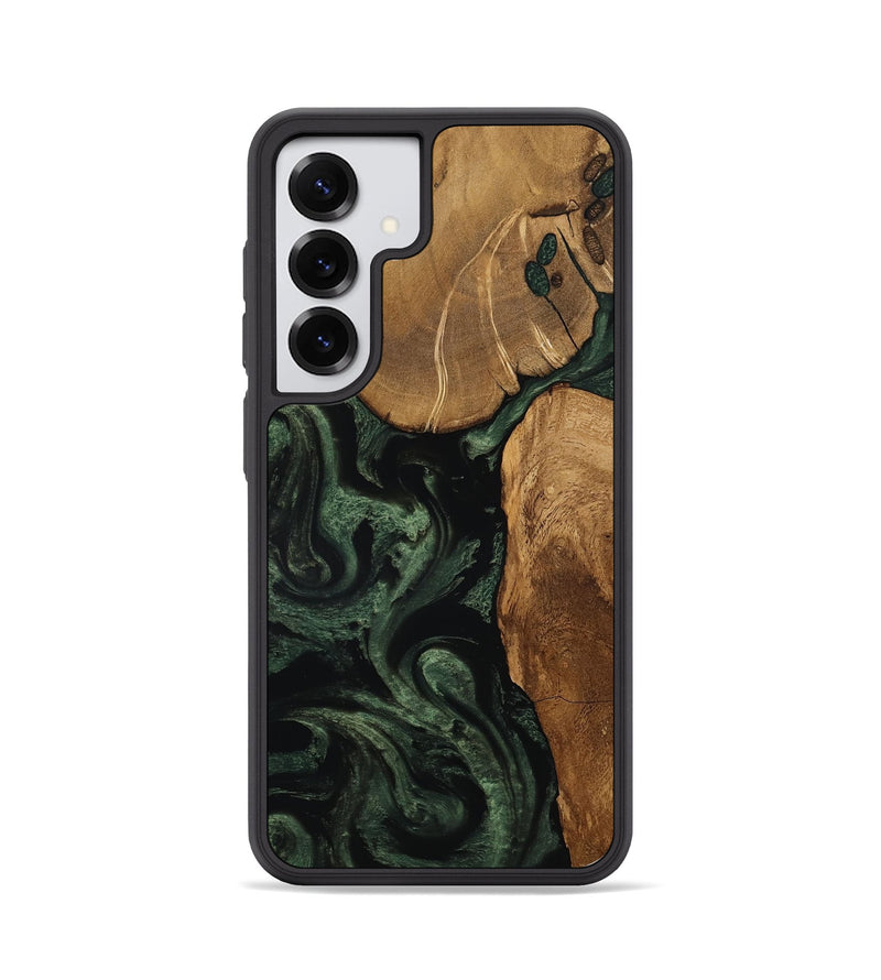 Galaxy S25 Wood Phone Case - Cleve (Ancient Olive, 801691)