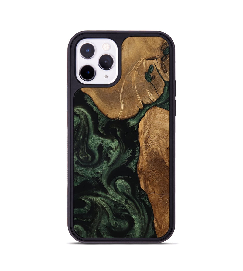 iPhone 11 Pro Wood Phone Case - Cleve (Ancient Olive, 801691)