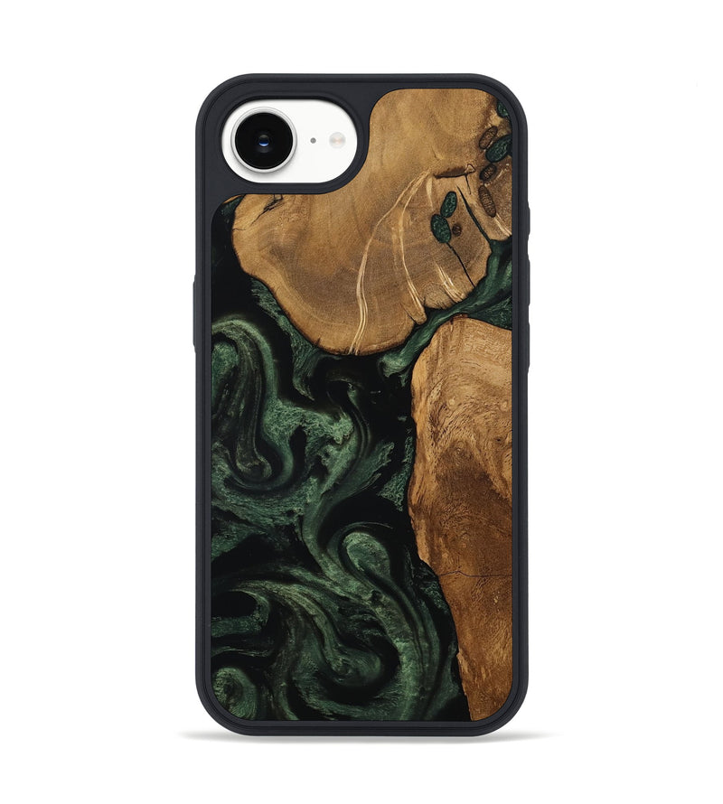 iPhone 16e Wood Phone Case - Cleve (Ancient Olive, 801691)