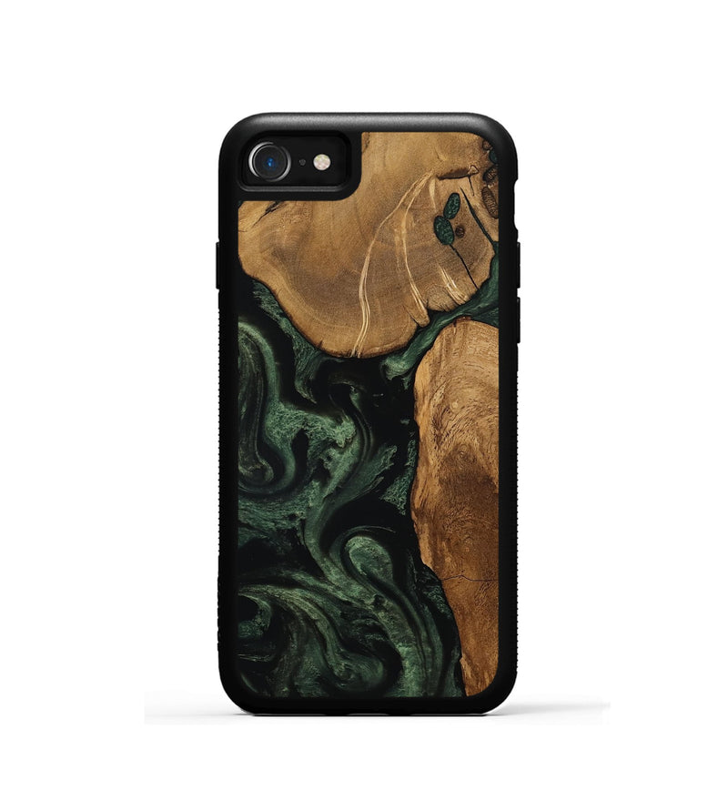 iPhone SE Wood Phone Case - Cleve (Ancient Olive, 801691)