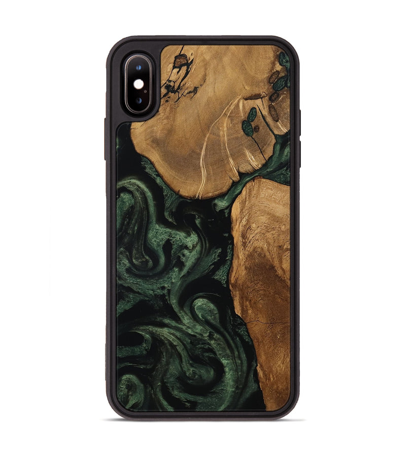 iPhone Xs Max Wood Phone Case - Cleve (Ancient Olive, 801691)