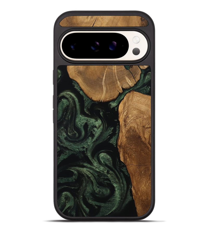 Pixel 10 Pro XL Wood Phone Case - Cleve (Ancient Olive, 801691)