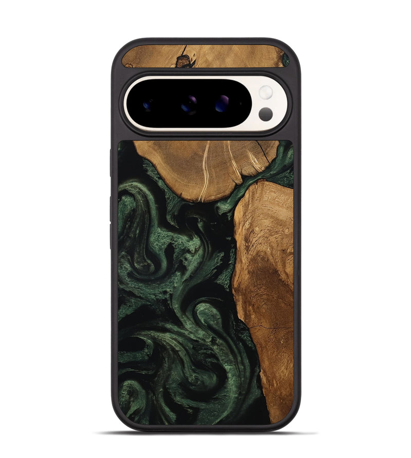 Pixel 9 Pro Wood Phone Case - Cleve (Ancient Olive, 801691)