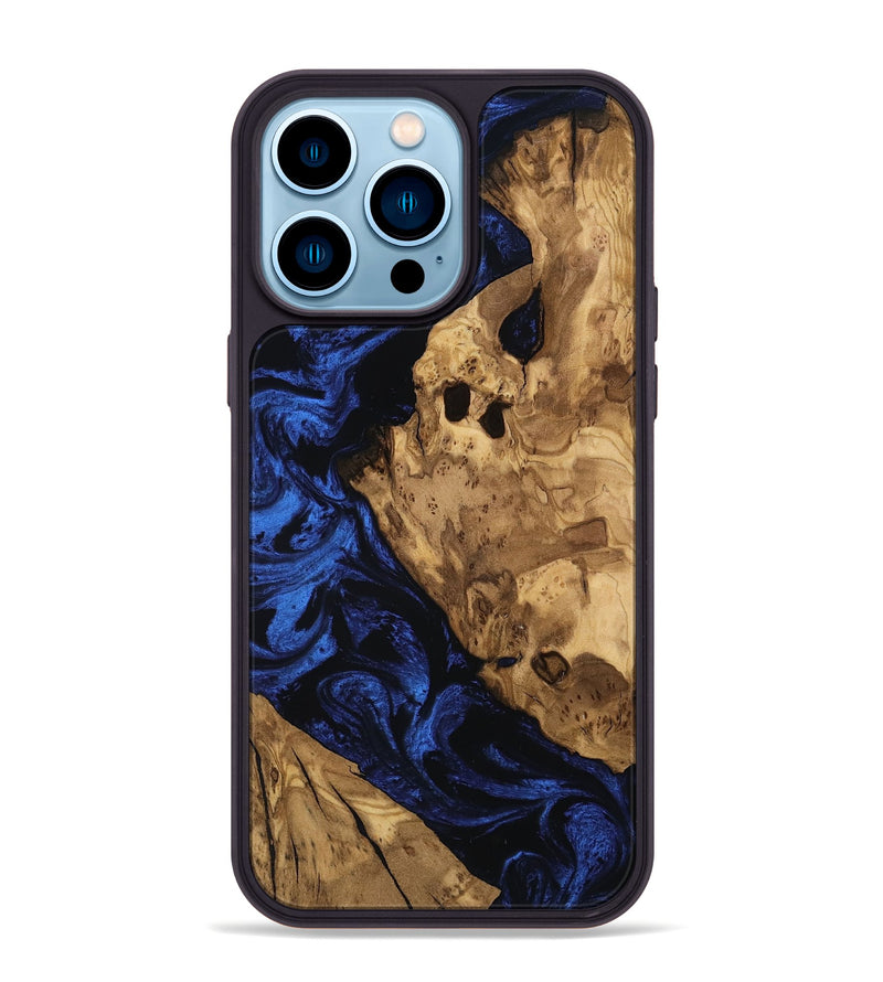 iPhone 14 Pro Max Wood Phone Case - Liberty (Ancient Olive, 801692)